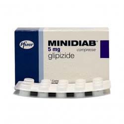 Минидиаб (Глипизид, аналог Мовоглекена) 5мг №30 в Чите и области фото