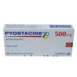 Пиостацин (Пристинамицин) таблетки 500мг №16 в Чите и области фото